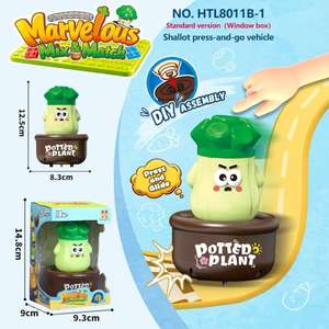 Nouvelle vente chaude 2026 : Voiture de course à pousser en plastique pour bébés et tout-petits, motif légumes, sans piles - Product Image 1