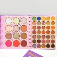 Boîtes de Fards à Paupières en Gros, 117 Couleurs, Emballage Cadeau en Carton, Personnalisable avec Logo Privé, Livre de Palettes de Fards à Paupières
