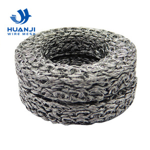 Stainless Steel 304 316 Snow Foam Knitted <b>Wire</b> <b>Mesh</b> / Compressed Filter Gasket / Customized Compressed Knitted <b>Mesh</b> Filter - Product Image 4
