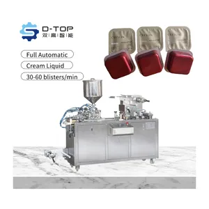 Fully Automatic Small Horizontal Packaging Packing Machine Dpb Red Worm Blister Packing Machine