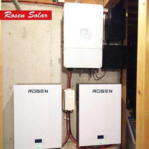 Batería de Litio Rosen Adecuada de 48V 100Ah 150Ah 200Ah Power Wall con BMS para Sistema Solar Híbrido - Product Image 3