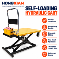 Chariot élévateur hydraulique électrique, plateforme de levage mini pour camionnette, chariot à plateforme électrique portable