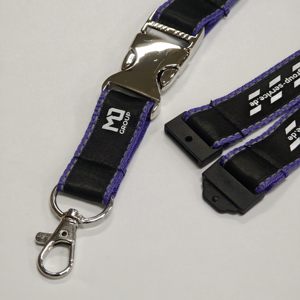 Dây buộc Logo in 3D tùy chỉnh với Dây đeo sợi phản quang dệt cho thương hiệu doanh nghiệp và quảng bá sự kiện - Product Image 5