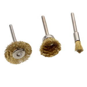 Copper <b>Wire</b> <b>Brush</b> Bowl Shaped Grinding Head 3mm Steel <b>Wire</b> Electric Grinder Accessory Rust Removal Polishing Tool - Product Image 4