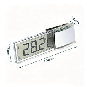 เครื่องวัดอุณหภูมิไร้สายดิจิตอลสำหรับตู้ปลา LK-50 จอ LCD โปร่งใส เครื่องวัดอุณหภูมิน้ำในตู้ปลา จอแสดงผล 3 มิติ มองเห็นได้ด้วยตาเปล่า - Product Image 4