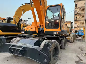 En stock 21 Ton Construcción de segunda mano Original Corea Usado Hyundai 210W-7 210W-9 Excavadora de ruedas para la venta - Product Image 6