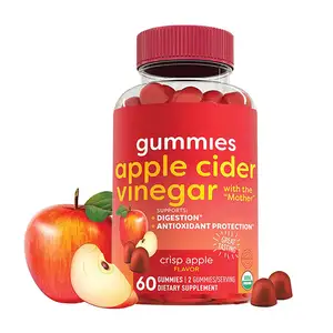 OEM-Gesundheitsmittel-Supplement Apfelcider-Gummi Vitamin für Gewichtsabnahme Apfelcider Essig-Gummi