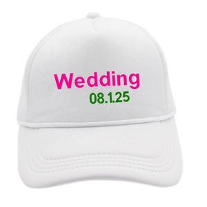 Blanc mariage nuptiale tribu <span class=keywords><strong>Mme</strong></span> WIFEY mariée couronne broderie marié équipe fête casquette de baseball chapeaux - Product Image 6