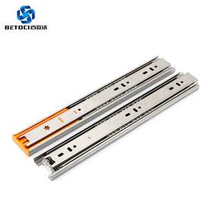BETOCI Stainless Steel Three Section <b>Drawer</b> <b>Slide</b> 36 In Soft Closing For Kitchen Cabinets And <b>Drawers</b> - Product Image 1