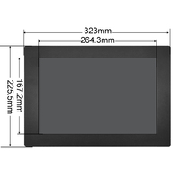 Venta al por mayor 12,1 pulgadas TFT IPS integrado LCD Monitor DP VESA montaje Metal Shell pantalla táctil resistiva para escritorio Industrial