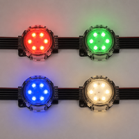 Lumière ponctuelle LED PC extérieure personnalisée, étanche IP67, 35 mm, couleur pleine, avec garantie de 2 ans pour les décorations de maison et de fêtes