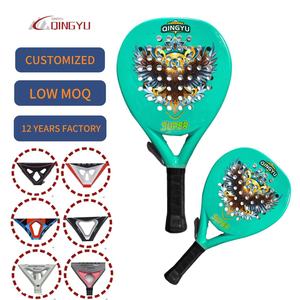 <span class=keywords><strong>Raquette</strong></span> de <span class=keywords><strong>padel</strong></span> portable en fibre de carbone avec diamant 18K, design de type plaque, pour performance de jeu de <span class=keywords><strong>padel</strong></span> professionnel, raquettes de <span class=keywords><strong>padel</strong></span> pour enfants - Product Image 1