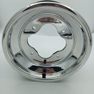 雅马哈猛禽700雅马哈女妖350铃木ltz 400铝轧唇抛光10x5双螺栓图案全地形车赛车车轮 - Product Image 5