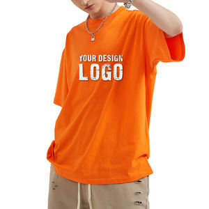 T-shirt pour femme en coton double fil de haute qualité, ample, sport, décontracté, couleur unie, épaules tombantes, surdimensionné, pour l'été - Product Image 5