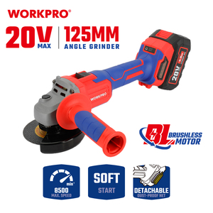 Workpro 20V 125mm không chổi than không <span class=keywords><strong>d</strong></span>ây máy mài gó<span class=keywords><strong>c</strong></span> máy xay điện <span class=keywords><strong>c</strong></span>ông <span class=keywords><strong>c</strong></span>ụ điện Pin Lithium <span class=keywords><strong>c</strong></span>ông nghiệp Máy mài gó<span class=keywords><strong>c</strong></span> - Product Image 2