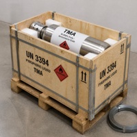 Triméthylaluminium (TMA) pour photovoltaïque au silicium et revêtement ALD Al2O3, qualité électronique 6N, précurseur, fournisseur vérifié, en stock