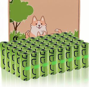 AiTodo – 600 sacs biodégradables pour déjections canines, verts, 31x22cm, en polyéthylène, contrôle modéré des odeurs, 40 rouleaux (15 par rouleau) – Portables - Product Image 4