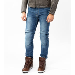 Jeans moto certifiés Carbide TORIN CE avec fibre aramide Blue Stonewash 28 - Product Image 6