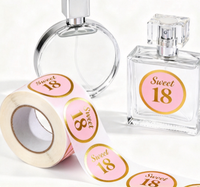 Étiquette autocollante personnalisée avec votre logo, autocollant en papier imperméable pour bouteille cosmétique, pot, emballage de produits ménagers