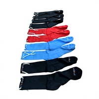 Calcetines Deportivos de Baloncesto hasta la Rodilla, Personalizados, Transpirables, de Poliéster, para Adultos, de Color Sólido, para Verano y Otoño, con Estampado Personalizado