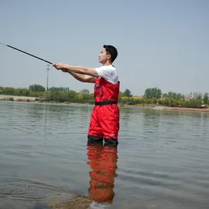 Cuissardes de poitrine respirantes durables et confortables pour hommes et femmes Cuissardes de rivière pour la chasse au canard Pêche à la mouche