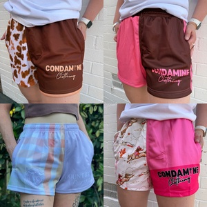 Shorts de Rugby d'Entraînement de Course à Pieds Unisexe Respirants en Polyester 100% Imprimés Personnalisés en Gros avec Poches - Product Image 3