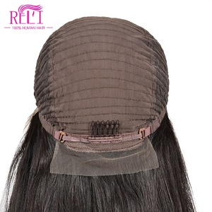 Perruque Lace Front 13*4 Américaine et Européenne, Ensemble Complet, Cheveux Longs et Lisses Couleur Naturelle, 10-36 pouces, 150-180%, Peut Être Permanente et Teinte - Product Image 5