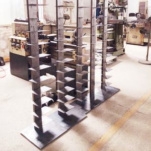 Bibliothèque verticale en métal blanc, métal blanc, bon marché, étagère pour <span class=keywords><strong>livre</strong></span>, meuble de salon, en fer, moderne, noir, - Product Image 2