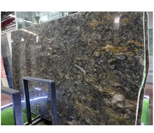 실내 장식 Kozmus 화강암 석판, 브라질에서 다크 브라운 화강암 타일