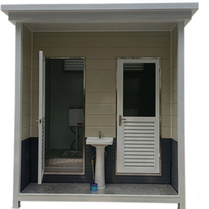 Baño Portátil de Panel Sándwich, Diseño Moderno, Ecológico, para Uso Público, con Lavabo - Product Image 2