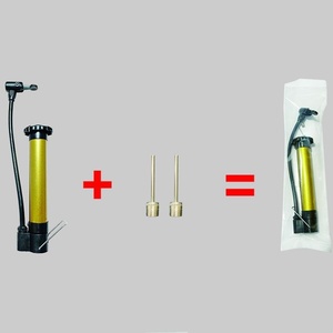 Bike Tire Pump – Portable Floor Pump for Road & Mountain Bicycles – Presta & Schrader Valve Compatible – High Pressure <b>Gauge</b>, Fo - Product Image 6