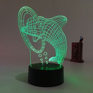 Lámpara LED 3D Decorativa para el Hogar, Luz Nocturna de <span class=keywords><strong>Unicornio</strong></span>, Ilusión 3D, Luz Multicolor, Lámpara de Escritorio con Ilusión de Holograma 3D - Product Image 2