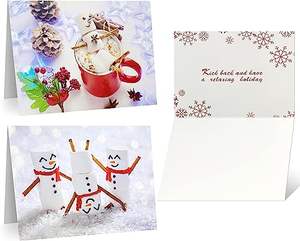 KYW Tarjeta de Regalo Personalizada con Diseño de Feliz Árbol de Navidad, Conjunto de Postales de Recuerdo, Venta Al por Mayor, Envío Rápido, Impresión Digital, Conjunto de Tarjetas Postales, Envío Rápido, 2017 - Product Image 5