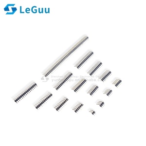 Chất lượng tốt đơn hàng uốn kim khoảng cách 2.54mm 90 độ uốn kim 1*2/3/4/5/6/8/10/15/20/40P pin đồng kim - Product Image 2