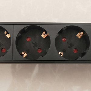 Ổ điện 8 lỗ, <span class=keywords><strong>6</strong></span> ổ cắm chuẩn Châu Âu, công tắc riêng, 110v 220v 240v 13a 16a, thông minh, chuẩn Đức, PDU - Product Image 4