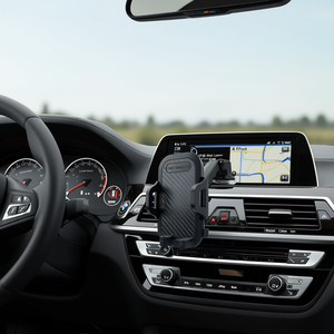 Soporte para teléfono de coche DB, ajustable, con cuello largo, de fibra de carbono, para BMW, para usar en el parabrisas, el salpicadero o la rejilla de ventilación, compatible con GPS. - Product Image 2