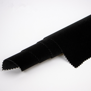 Dệt kim màu đen đàn vải chất liệu nhung cho váy vải - Product Image 4