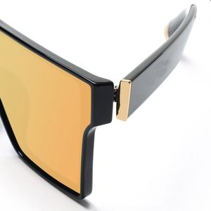 LBashades 3512 nuovo colore oro alla moda da donna occhiali da sole con lenti da sole retrò oversize da uomo - Product Image 6