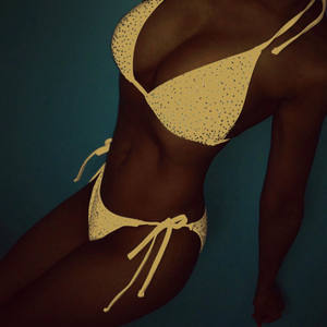 OEM الترتر الكريستال الماس ثونغ بيكيني مجموعة البرازيلي الصيف ملابس السباحة بيكيني حجر الراين - Product Image 6