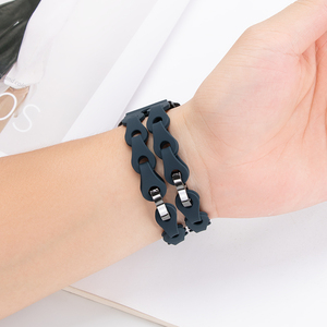 Forwelleny, pulsera hueca de silicona a la moda para <span class=keywords><strong>Huawei</strong></span> GT5 GT4, <span class=keywords><strong>correa</strong></span> para Samsung Watch <span class=keywords><strong>6</strong></span>/7, <span class=keywords><strong>correa</strong></span> de goma de repuesto - Product Image 5