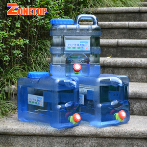 High Quality 10L 15L 20L Square Storage Water Pail Clear Blue <strong>Plastic</strong> Barrel <strong>Drums</strong> - Product Image 3