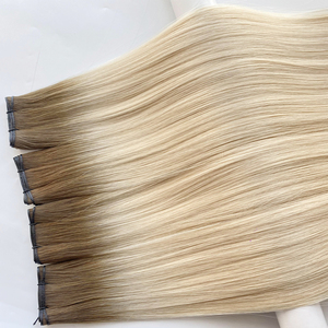 Producto estrella 2026 Genius Wefts Cabello humano virgen sin costuras, suave y liso, doblemente estirado, cutículas alineadas, ligero, Genius Weft - Product Image 4