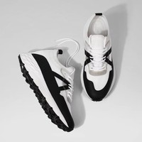 Vente en gros usine Baskets de sport respirantes pour hommes, rehaussantes de 8 cm, en cuir de vachette souple de haute qualité