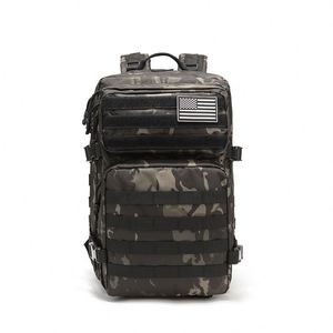 Mochila Táctica de Gran Capacidad de 45L, de Poliéster con Camuflaje, con Cierre de Cremallera, para Deportes al Aire Libre y Montañismo - Product Image 6