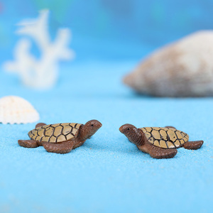 Mini fuente de agua de tortuga de simulación, terrario, tanque de peces, accesorios, juguetes, jardín de hadas, decoración de Acuario, Vida Marina - Product Image 4