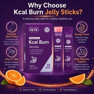 OKTW FastSlim - Barritas de Gelatina con Sabor a <span class=keywords><strong>Naranja</strong></span>, Supresor del Apetito, Acelerador del Metabolismo, Soporte para el Control de Peso, Listo para Enviar - Product Image 1