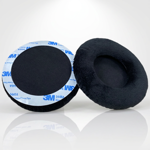 Almohadillas de Repuesto para Auriculares SteelSeries Siberia V1 V2 V3, Almohadillas de Cuero PU Negro y Franela Gris para Juegos - Product Image 4