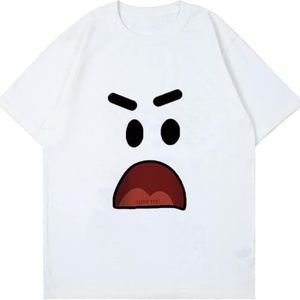 Camiseta Esencial Oversize Deportiva con Estampado 100% Algodón Manga Corta Verano Casual Estilo Rapper Streetwear Y2K para Hombre - Product Image 3