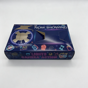 Bandejas para Snacks, Palomitas, Dulces y Bebidas, Cajas <span class=keywords><strong>de</strong></span> Papel con Múltiples Compartimentos para Cine, Fiestas <span class=keywords><strong>de</strong></span> Cumpleaños - Product Image 6