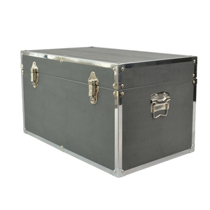 Customized Leather Wooden Trunk Box Set Wooden Chest with Lock Storage Chest